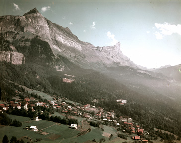 Vue du Plateau d'Assy avant 1970, Office de tourisme ©