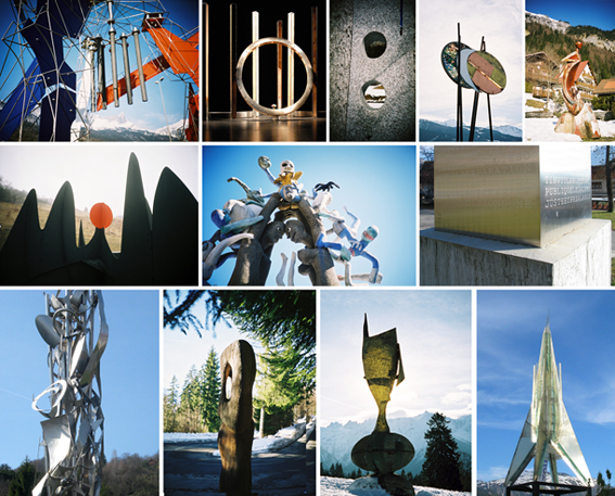 Les œuvres de la route de la sculpture contemporaine, A. & G. Tobé © Les œuvres de la route de la sculpture contemporaine, A. & G. Tobé ©
